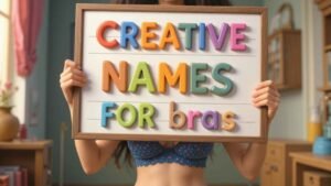 creative names for bras