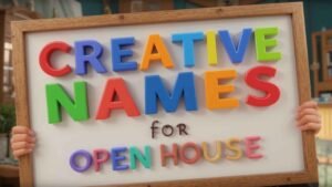 creative names for open house