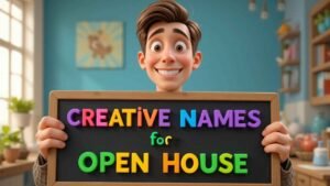 creative names for open house