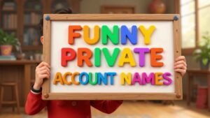 funny private account names