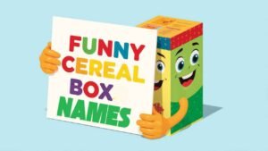 funny cereal box names​