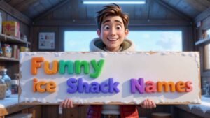 funny ice shack names​