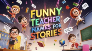 funny teacher names for stories
