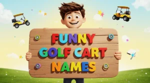 funny golf cart names