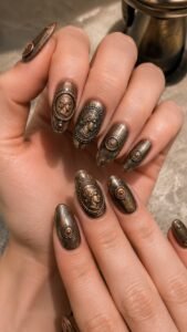 Antique Coin Reliefs for Sculptural Metallic Style