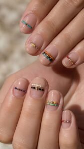 Beaded Bracelet Nails for Joyful Detail