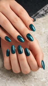 Blue Green Petrol Shine
