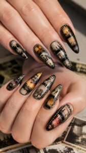 Film Negative Nail Art for Cinematic Storytelling
