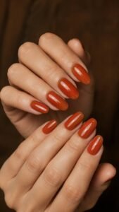 Lacquered Persimmon Peel