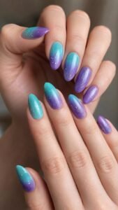 Move From Aqua Into Violet
