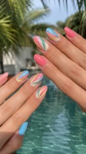 Parasol Color Blocks for Polished Vacation Style