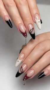 Pierced Charm Nails With Delicate Movement