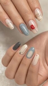 Seal One Nail With a Red Warning Sticker