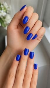 Ultramarine Blue Nail Colors for Crisp Contrast