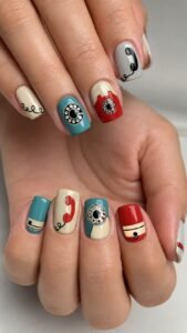A Rotary Dial Manicure With Retro Energy