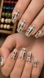 Abacus Rail Nails With Balanced Bead Movement