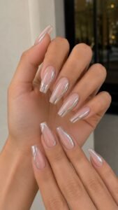 Brushed Silver Side Ribbons