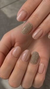 Caviar Texture Nails With Refined Beadwork