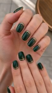 Crop a Brass Reading Rail at the Cuticle