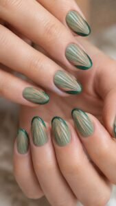 Edge Sage Pleats With Apricot