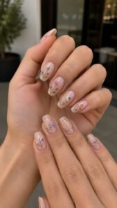 Illustrated Micro Story Acrylic Nails