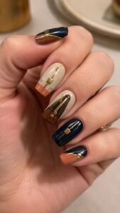 Metronome Nails With Measured Graphic Rhythm