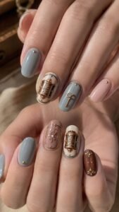 Music Box Nails With Tiny Turning Details