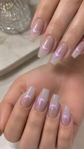 Pearl Lavender Crescent Glow