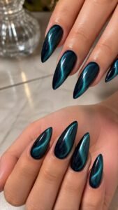 Petrol Blue Eclipse Tips