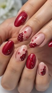 Place Ruby Juice Droplets