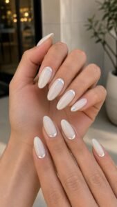 Porcelain Chrome Half Moons