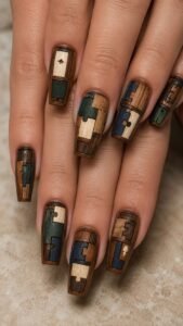 Puzzle Box Acrylic Nails With Sliding Secret Panels