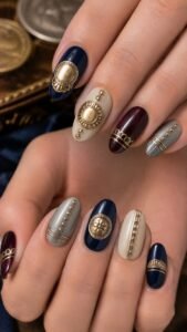 Royal Mint Princess Nails With Embossed Court Detail