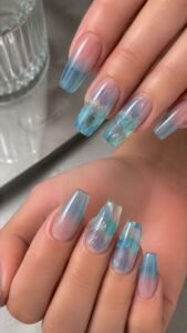 Sea Glass Blue Inlays