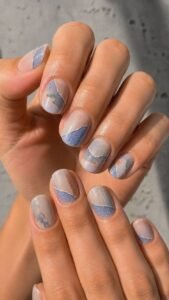 Security Envelope Nails With Hidden Blue Lattice