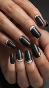 Shape a Cream Door Handle Near the Cuticle