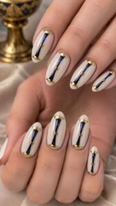 Shape a Lapis Stem With Gold Collars