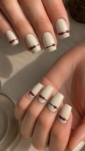Shift Cherry Beads Toward One Corner