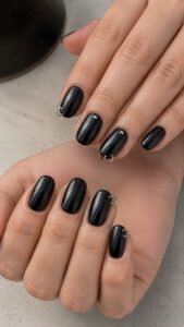 Silver Loop Edge Nails