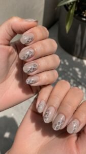 Snow Leopard Mist Nails