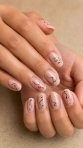 Stenography Mark Designs With Swift Curved Movement