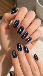 Swing a Coral Arm Across Navy