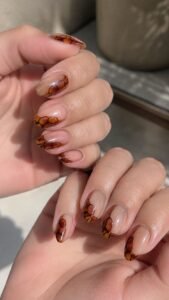 Tortoiseshell Mesh Nails