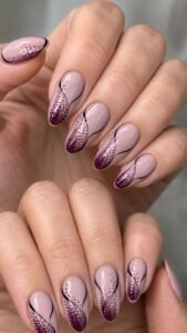 Turn Plum Grains Into a Diagonal Fall