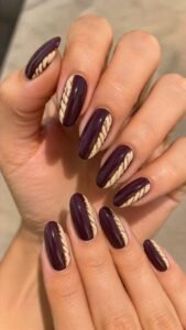 Twist an Ivory Column Beside Deep Plum