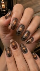 Vacuum Tube Nails With Warm Filament Glow