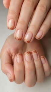 Warm the Outer Row With Toasted Color