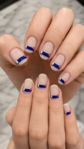 Wrap a Cobalt Band Around Sheer Nude