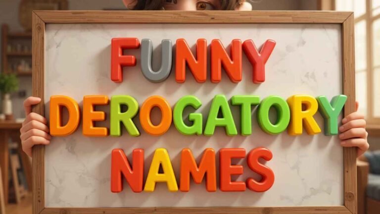 funny derogatory names