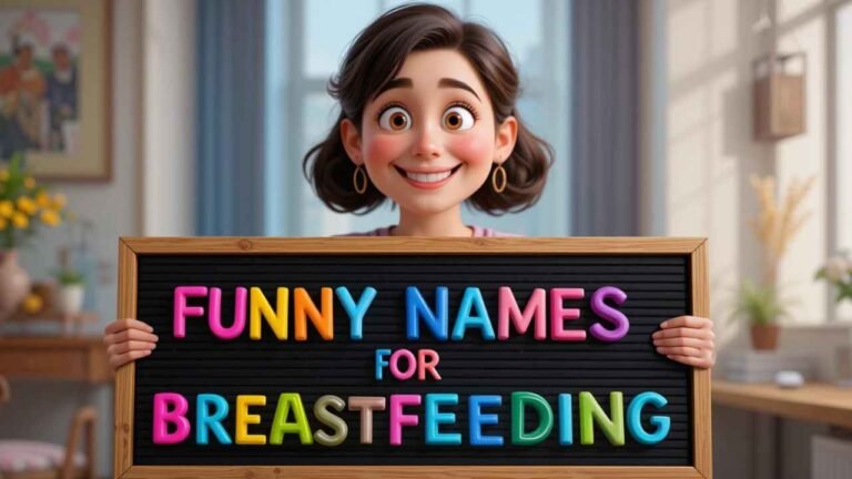 funny names for breastfeeding